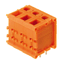 Printed circuit board terminals, 7.62 mm, Number of poles: 11, 180°, Solder pin length (l): 4.5 mm, tinned, orange, TOP connection, Clamping range, max. : 2.5 mm², Box thumbnail 4