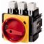 P5-315/EA/SVB/N Main switch, P5, 315 A, flush mounting, 3 pole + N, Emergency switching off function, With red rotary handle and yellow locking ring, Lockable in the thumbnail 1