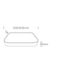 BLACK SQUARE PLAFO LED 62W WW IP20 230V thumbnail 2