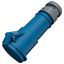 Coupling contact plug 32A 3P 6H 230V HW IP44 PowerTOP thumbnail 1