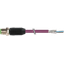M12 male 0° A-cod. with cable PUR AWG24+22 vt 0,5m thumbnail 2