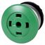 M22-DP-G-X-GVP Mushroom actuator, RMQ-Titan, Mushroom, momentary, Mushroom green, Without button plate, Without, Bezel: titanium thumbnail 2