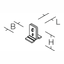Suspension L 24 B 32 H 38 colour: silver 7664-00-48 thumbnail 4