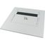 XLST3F33 Bottom-/top plate, adjustable flange plates, for WxD = 300 x 300mm, IP30, grey thumbnail 6