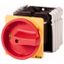 T5B-3-8342/V/SVB Main switch, T5B, 63 A, rear mounting, 3 contact unit(s), 6 pole, Emergency switching off function, With red rotary handle and yellow locking ring, Lo thumbnail 1