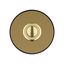 bell button round Piccolo cerchio sw brass thumbnail 2
