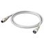Cable with connectors on both cable ends, Smartclick M12 straight sock XS5W0006B thumbnail 1