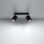 CEILING LAMP MERIDA 2 BLACK GU10 2X40W IP20 thumbnail 5