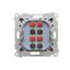 Double socket outlet with earthing and current phase constancy, (Complete product), 16A, 250V, Screw, Silver matt, metalic thumbnail 2
