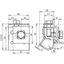 Gutter clamp Cu f. bead 16-22mm with double cleat for Rd 8-10mm thumbnail 2