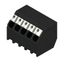 Printed circuit board terminals, 3.81 mm, Number of poles: 5, 135°, Solder pin length (l): 1.5 mm, black, PUSH IN with actuator, Clamping range, max. : 1.5 mm², Tube thumbnail 3