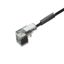 Valve cable (assembled), One end without connector - valve plug, DIN design C (8 mm), Cable length: 5 m, PUR, black thumbnail 1