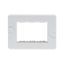 COMPACT PLATE - SELF-SUPPORTING - 3 GANG - CLOUD WHITE - SYSTEM thumbnail 3