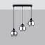 HANGING LAMP ALINO 3 BLACK E27 3X60 IP20 thumbnail 7