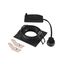 NEW TRIA® 68, recessed ceiling light, square, max. 10W GU10, black thumbnail 3