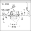 V2-R M 2800-940 SWI VFL BK BK - ceiling-recessed luminaire thumbnail 3