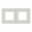 Frame 2-gang / 2+2-modules - Niessen logo - Basic - Dune thumbnail 1