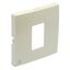 COV PLAT F/SINGLE RJ45 COMP SOCKETS IVORY thumbnail 2