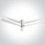 WHITE ABS CEILING FAN 29W LED 15W CCTV IP20 230V thumbnail 1