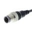 Sensor cable, M12 straight plug (male), 4-poles, A coded, PVC fire-ret thumbnail 2