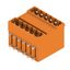 PCB plug-in connector, male header, closed side, THT solder connection, 5.00 mm, Number of poles: 12, 90°, Solder pin length (l): 3.2 mm, tinned, orange, Box thumbnail 3