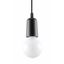 HANGING LAMP DIEGO 1 BLACK E27 1X60W IP20 thumbnail 7
