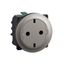 SOCKET 2P+E SCHUKO SURFACE AUTO TERMINALS TITANIUM thumbnail 2