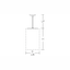 TOLEDO FLATLINER, 5 W, 310 lm, 830, white, on/off Pendant luminaires,  thumbnail 3