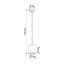 HANGING LAMP ORBIS 1 BLACK GU10 1X40W IP20 thumbnail 7