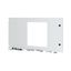 XTMPIX40WD-H550W1000 Front door for IZMX40, withdrawable, HxW=550x1000mm, IP55, grey thumbnail 6