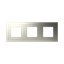 Frame 3-gang / 2+2+2-modules - Niessen logo - S - Nickel thumbnail 1