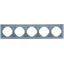 FIVE-GANG FRAME ALUMINIUM thumbnail 1
