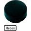 M22-XDH-S-D17 Button plate, raised black, raised thumbnail 3