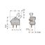 Stackable PCB terminal block push-button 2.5 mm² light gray thumbnail 2