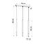 HANGING LAMP MOSAIC 3L BLACK/CHROME G9 3X40W IP20 thumbnail 6