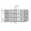 826-172 Feedthrough terminal block; Conductor/conductor connection; Plate thickness: 1 … 4 mm thumbnail 3