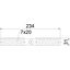 RGV 35 FS Adjustable connector for cable tray 35x240 thumbnail 2