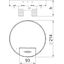 RKSRN2UZD3R4MS20 Round cassette with cord outlet ¨215mm thumbnail 2