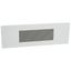 Ventilating faceplate XL³ 800/4000 - 24 modules - h 200 mm - screw mounting thumbnail 2