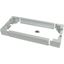 XTAPC-H100W300D800 Plinth for cable connection baseframe, HxW=100x300mm, D=800mm, grey thumbnail 5