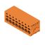 Printed circuit board terminals, 5.00 mm, Number of poles: 8, 90°, Solder pin length (l): 3.5 mm, tinned, orange, PUSH IN without actuator, Clamping range, max. : 2.5 mm², Box thumbnail 4