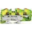 3-conductor ground terminal block with push-button 16 mm² green-yellow thumbnail 3