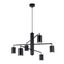 LEMMI 6 CHANDELIER BLACK GU10 6X10W IP20 thumbnail 2