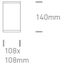 GREY SQUARE CEIL PAR30 20W IP54 thumbnail 3