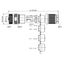 Fitted pluggable connector 5-pole, shielded M12 socket, straight thumbnail 3