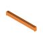 PCB plug-in connector, male header, closed side, THT solder connection, 5.08 mm, Number of poles: 21, 180°, Solder pin length (l): 3.2 mm, tinned, orange, Box thumbnail 3