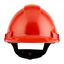 3M™ Hard Hat, Uvicator, Ratchet, Ventilated, Plastic Sweatband, Red, G thumbnail 8
