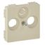 Cover plate Valena Life - TV-R-SAT 30 mm socket cover - ivory thumbnail 1