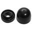 SAT Mast-Endcap DM=50 / 60mm, with cable entry, PE, black thumbnail 1