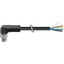 M12 Power male 90° L-cod. with cable PUR 5x2.5 bk UL/CSA+drag ch. 1,5m thumbnail 1